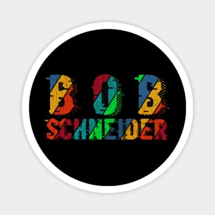 vintage color Bob Schneider Magnet